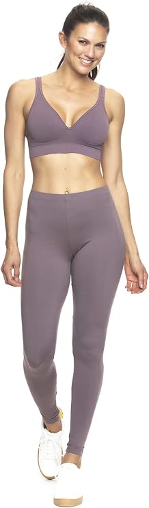 Felina Velvety Super Soft Lightweight Leggings 2 Pack - Yoga Pants, Workout Clothes
