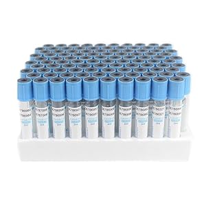 Generic 100 Stück Natriumcitratröhrchen MBLDBBBBK-GLASS