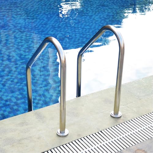 Escalera para piscina 2 escalones acero inoxidable miniatura 2