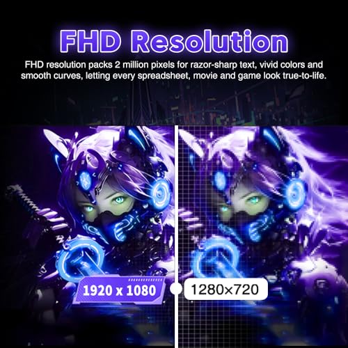Image of Viewedge Gaming Monitor 27 inch 240 Hz 1ms FHD 1920x1080 Computer Monitor | 100% sRGB HDR10 HDMI x 2 & DP x 1 Port, Blue Light Filter, Support AdaptiveSync and Wall Mount