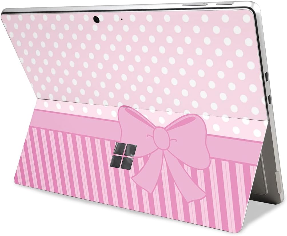 Carbon Fiber Tablet Skin Compatible with Microsoft Surface Pro 11 (2024-2025) - Pink Present - Premium 3M Vinyl Protective Wrap Decal Cover - Easy to Apply | Crafted in The USA by MightySkins