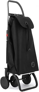 Rolser I-Max MF 4 Wheel Foldable Shopping Trolley - Black