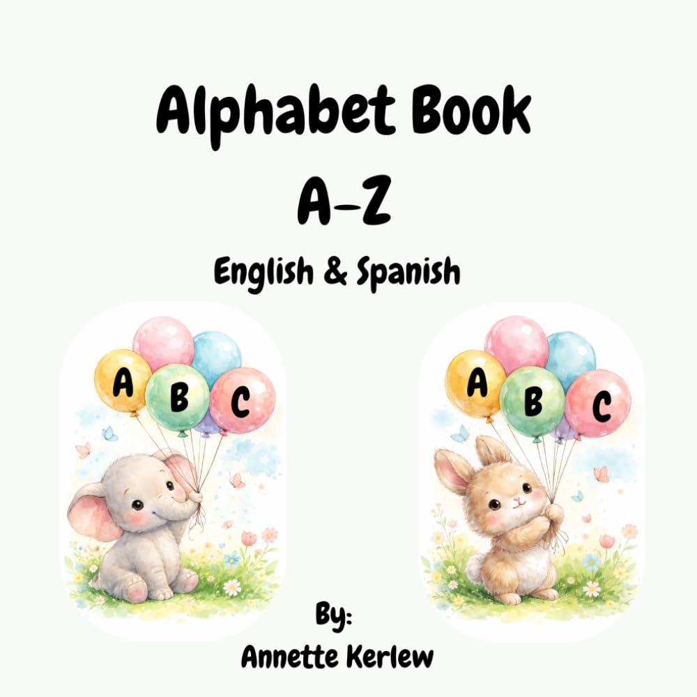 Alphabet Book A-Z: English & Spanish