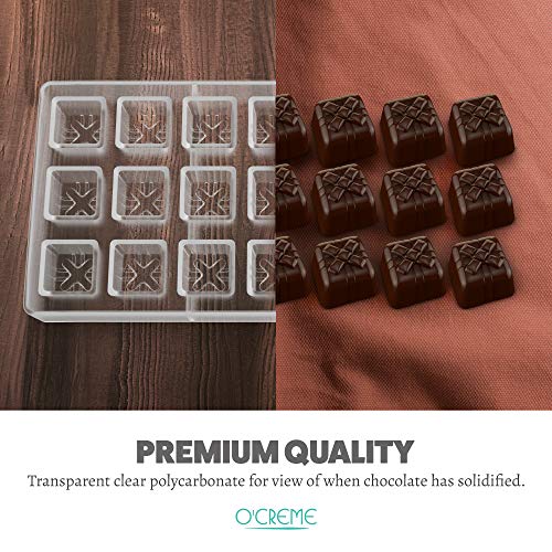O'creme Clear Polycarbonate Chocolate Mold (Gift Box) #TOP1