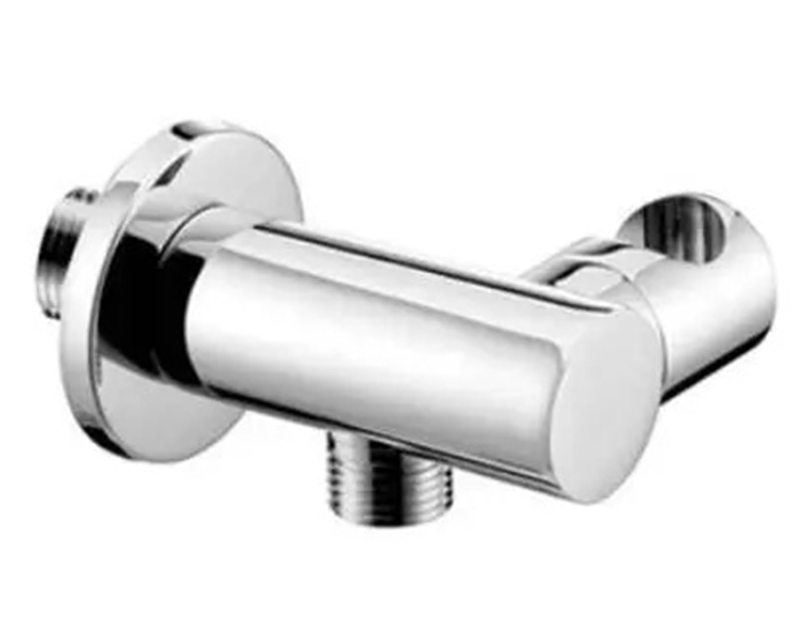 Shower Head Holder Soild Brass Handheld Shower Spray Head Holder Bracket Wall Mount for Bathroom Hand Sprayer Wand Poilsh Chrome(Color 4)