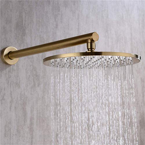 Ensemble de douche de luxe laiton anti-calcaire or brossé