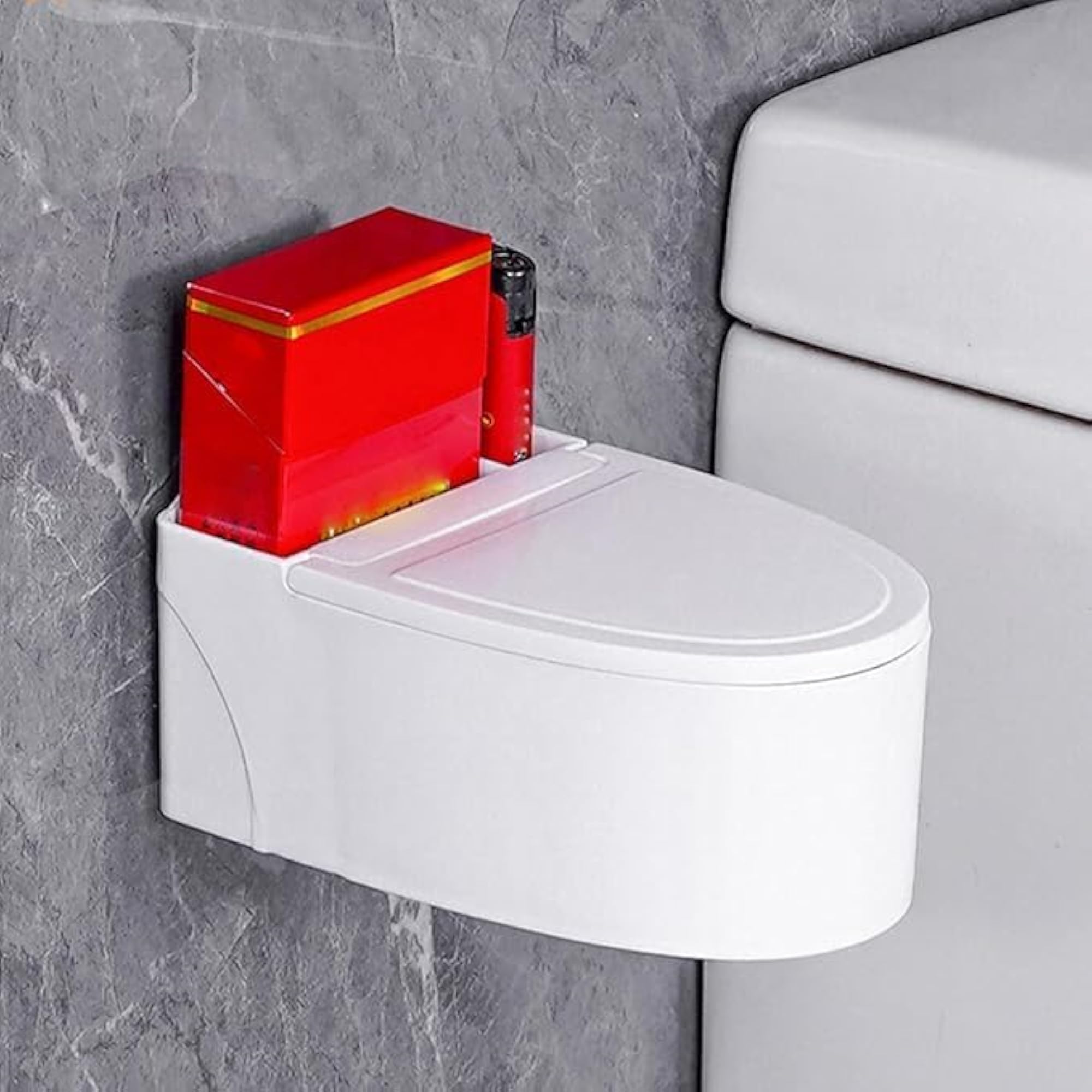 Toilet Shaped Wall Mounted Ashtray