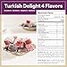 Eastanbul Turkish Delight, 10.5oz, Turkish Delights Candy Assorted Strawberry, Blackberry, Raspberry & Blueberry Flavor, International Candy, Lokum, Plain, Gluten Free, Vegan