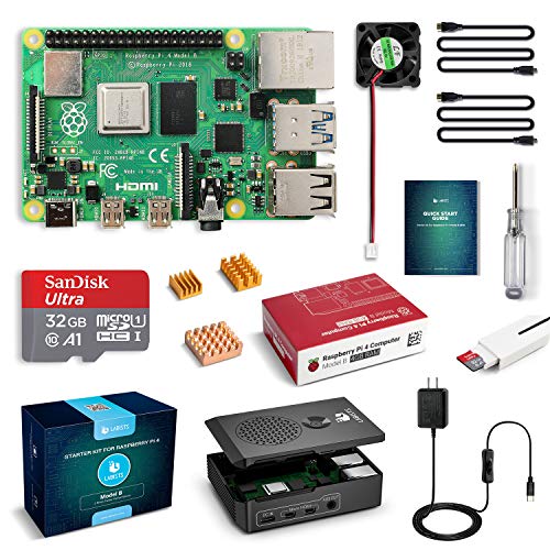 LABISTS Raspberry Pi 4 Complete Starter Kit with Pi 4 Model B 4GB