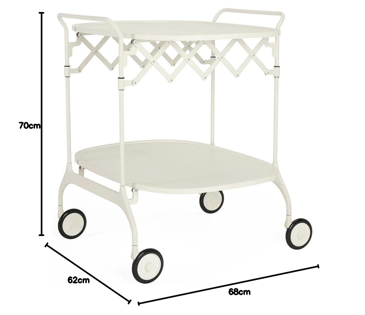 Amazon.co.jp: Kartell(カルテル) キャスター付きワゴン 『GASTONE 
