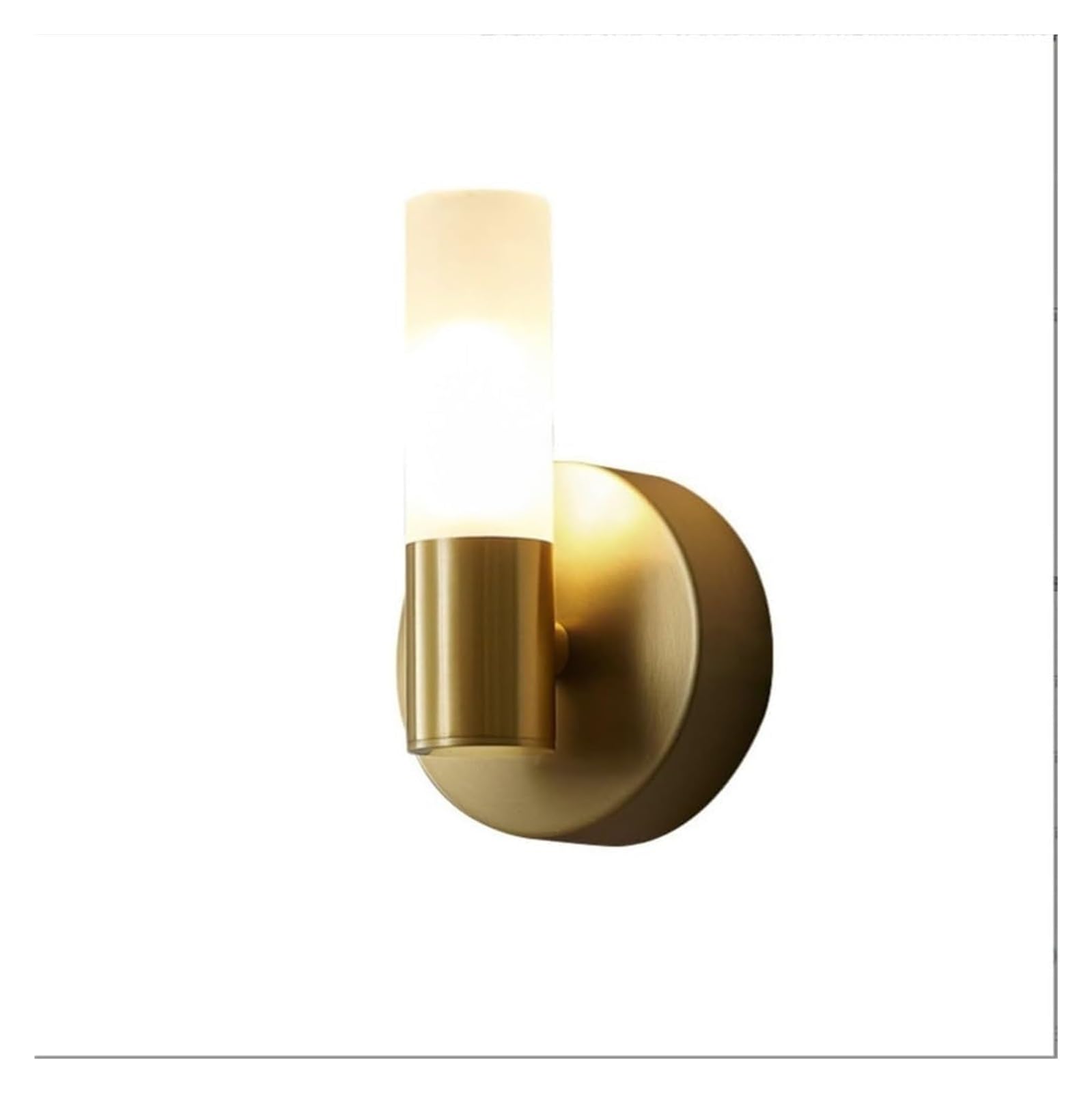 VDOQTLJT All Copper Wall Lamp Minimalist Aisle Light Night Bedside Decorative Sconce Lamps sconces(1heads,Tricolor light)