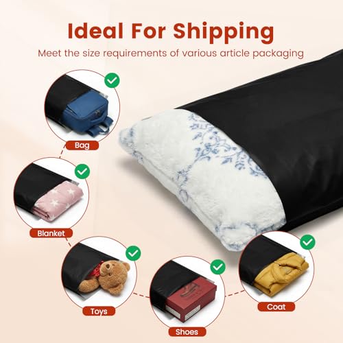 Image of Metronic Large Poly Mailers 19x24 100 Pcs Shipping Bags for Clothing Black | Large Shipping Envelopes with Strong Self Seal Adhesive, Waterproof Tear-Proof Mailing Bags for Small Business Clothes Shoes