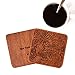 New York Map Coaster by O3 Design Studio, Set Of 4, Sapele Wooden Coaster With City Map, Handmade