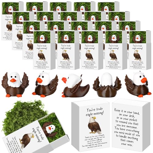 Cadeaux patriotiques mini pygargues à tête blanche souvenirs pour collègues et enseignants