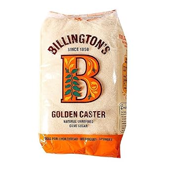 Billingtons Organic Golden Caster Sugar 500g-2 Pack