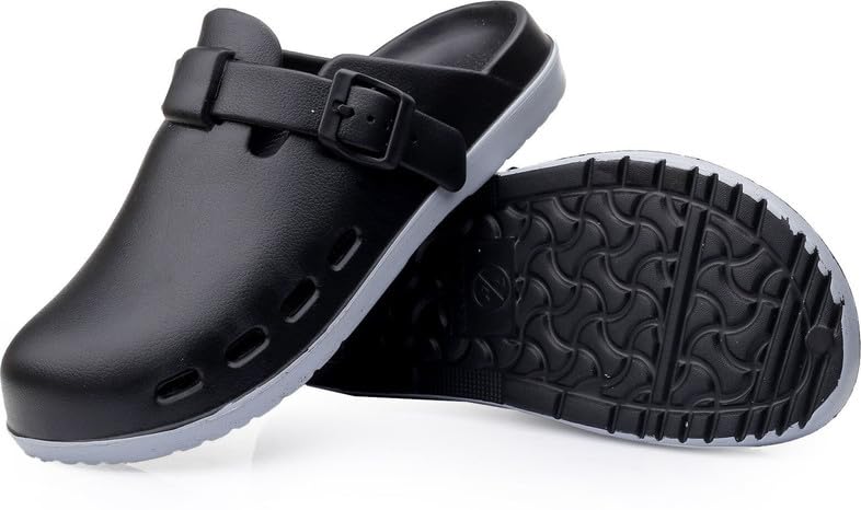 Men's Casual Sports Clogs/Sandals with Adjustable Back Strap for Adult | Comfortable & Lightweight| Stylish & Anti-Skid| Waterproof & Everyday Use Mules for Gents/Boys-picture-47