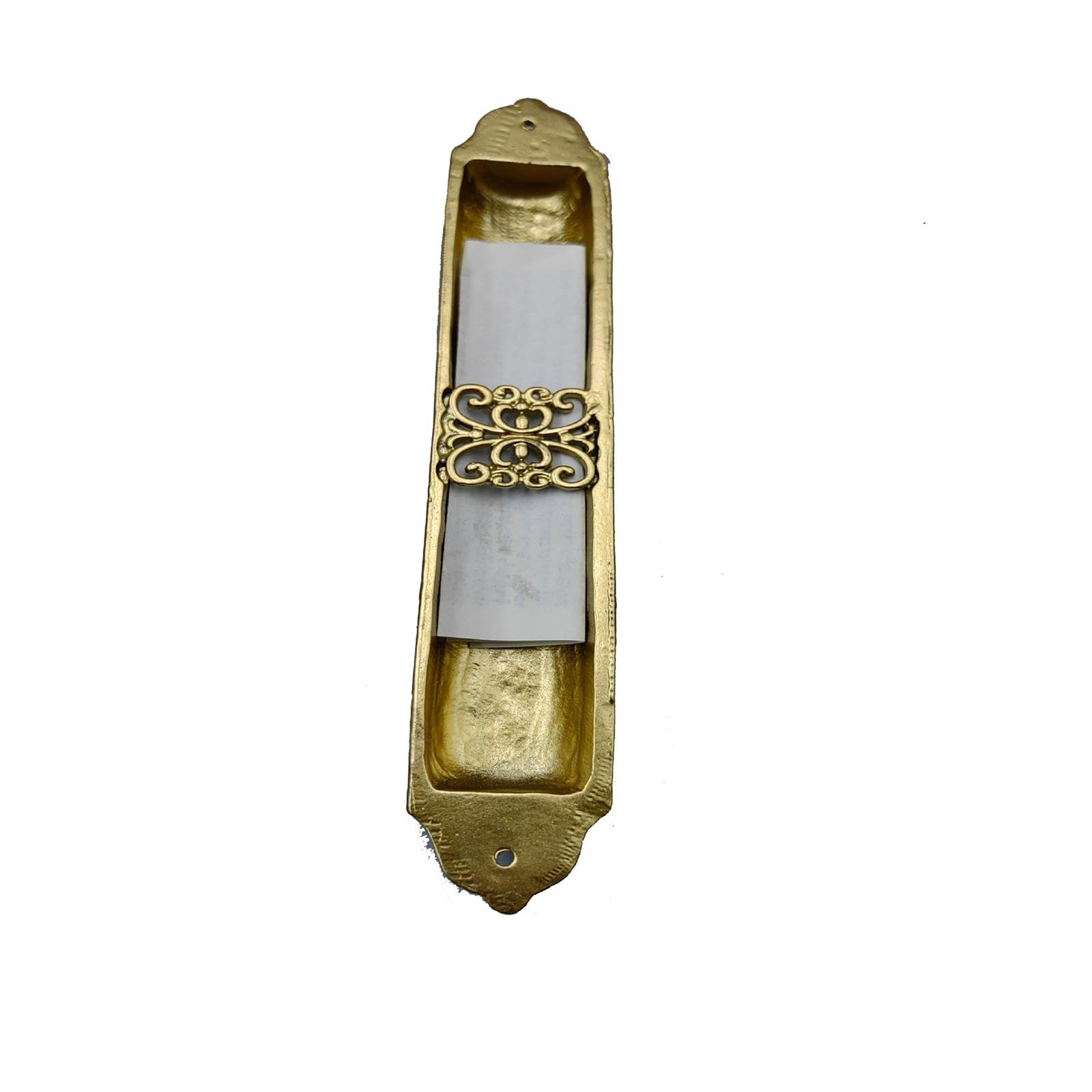 rockible Funda judía Mezuzah para decoración de Puerta Delantera, bendición del hogar Hecha a Mano para Regalo de inauguración de la casa, 17x2.8x1.5 cm