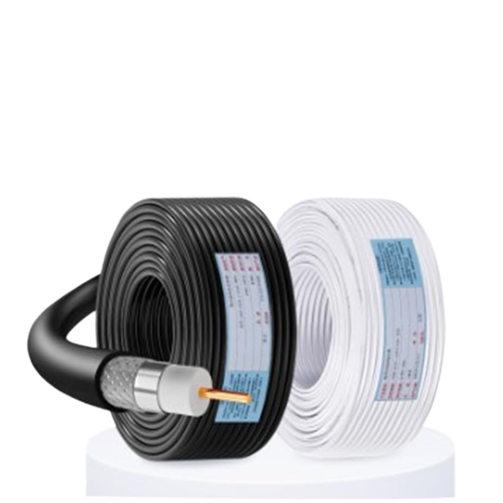 LIHUA HD RG6 - Cable coaxial para televisión por satélite digital para el hogar, doble blindaje (15 m)