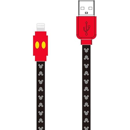 Amazon Co Jp グルマンディーズ ディズニーキャラクター Lightning対応同期 充電ケーブル ミッキーマウス Dn 527a パソコン 周辺機器