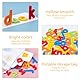 Montessori Spielzeug ab 3 Jahre, Buchstaben Lernen Lernspiele, Holzpuzzle Buchstaben Montessori, Montessori Steckpuzzle Holz, Vorschulspielzeug, Einschulung Geschenk für Jungen Mädchen