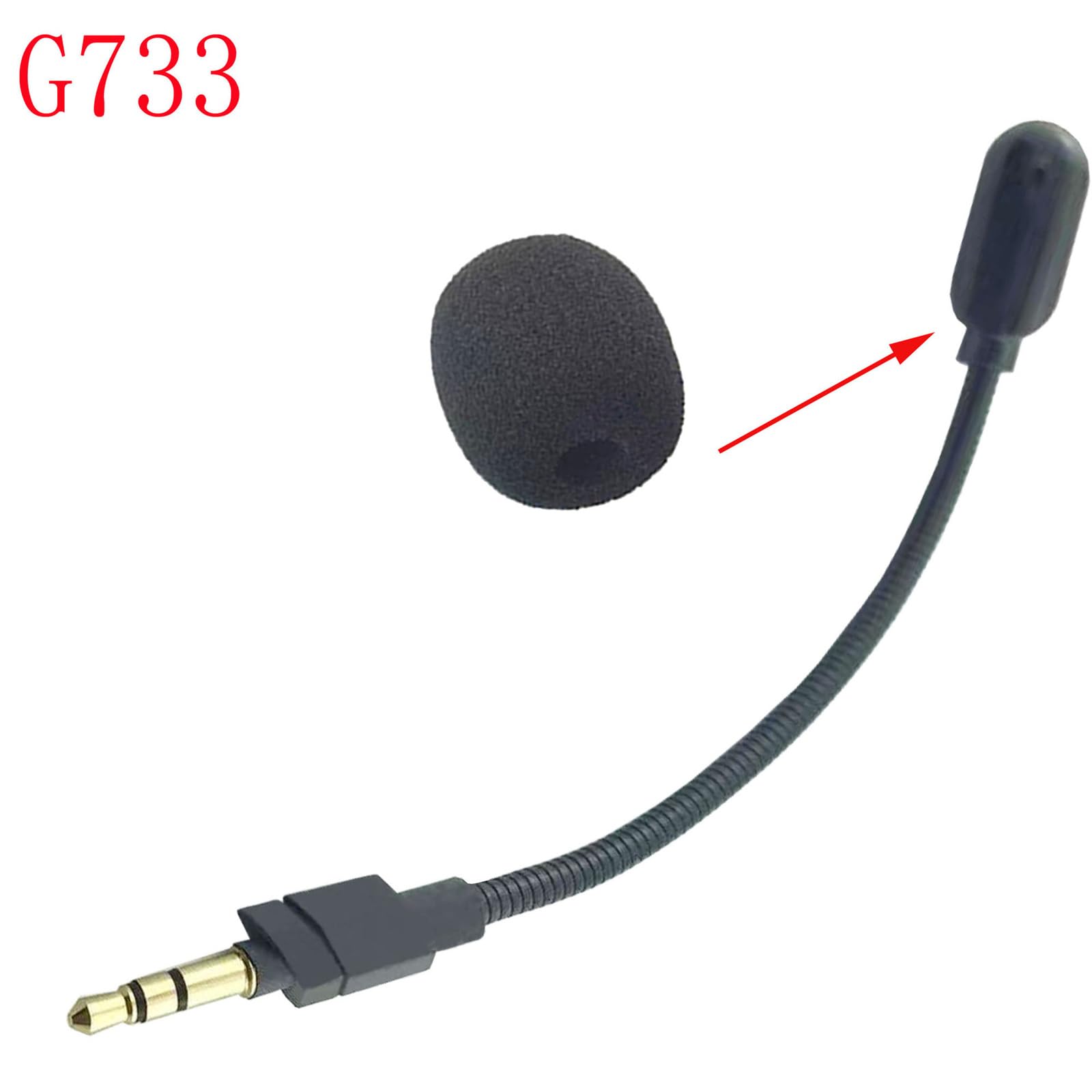 Amazon.co.jp: 3.5 ミリメートルマイク交換 G733 ゲーミングヘッド
