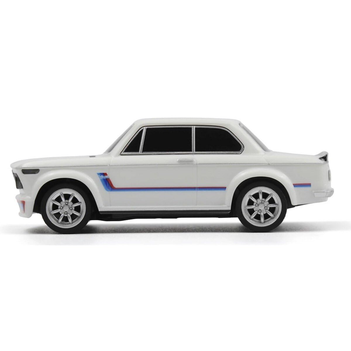 HPI Racing H161400 Nano-TTR BMW 2002 Turbo Weiß - RC Modellauto RTR-Set | Offiziell lizenzierte 1:64 Nachbildung mit LED-Beleuchtung