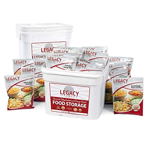 Gluten Free Dehydrated/Freeze Dried Survival Meals: 240 Large Servings Package - 54 Lbs - Disaster Preparation - Emergency Food Supply #TOP17