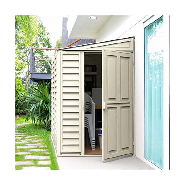 Duramax SideMate 4' x 8' V2 Schuppen – Beige – Bild 6