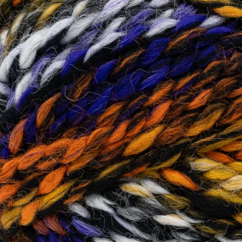 Image of Lion Brand Yarn, Wool-Ease Thick & Quick, Hallow Grove, Multicolor, 1 Pack