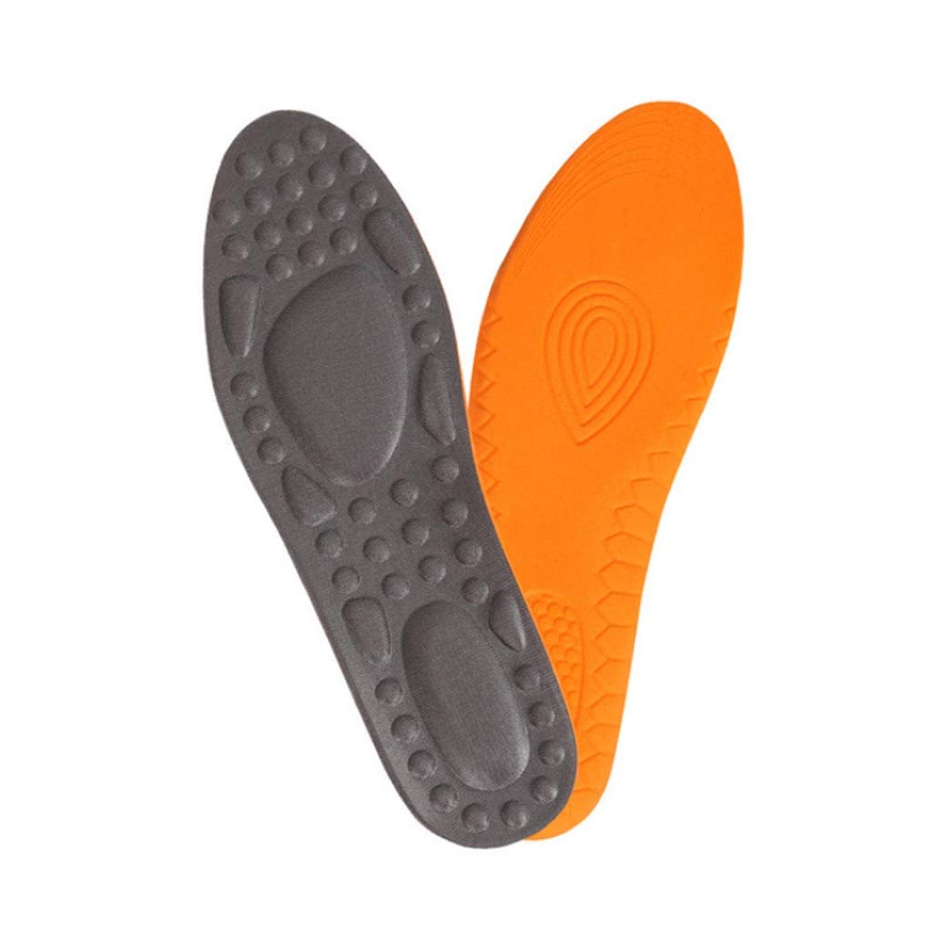 1 Paio di Scarpe Ortopediche e Accessori Solette Ortopediche Memory Foam Supporto Sportivo Inserto Donna Uomo Scarpe Piedi Suole Pad Solette(Gray,L)