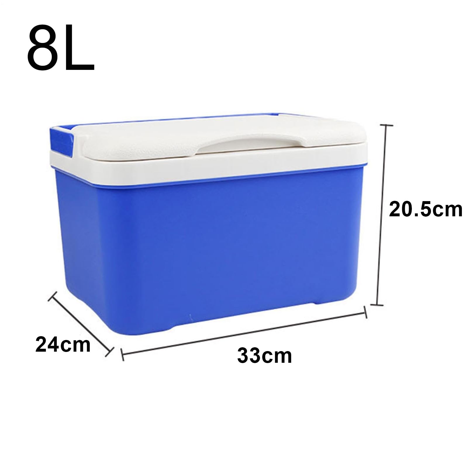 Borsa Frigo Piccola Borsetta Termica Porta Pranzo Borsa Frigo Rigida Zaino Termico Borsa Termica Impermeabile da 6 L con Manico 8L 33 * 24 * 20.5cm