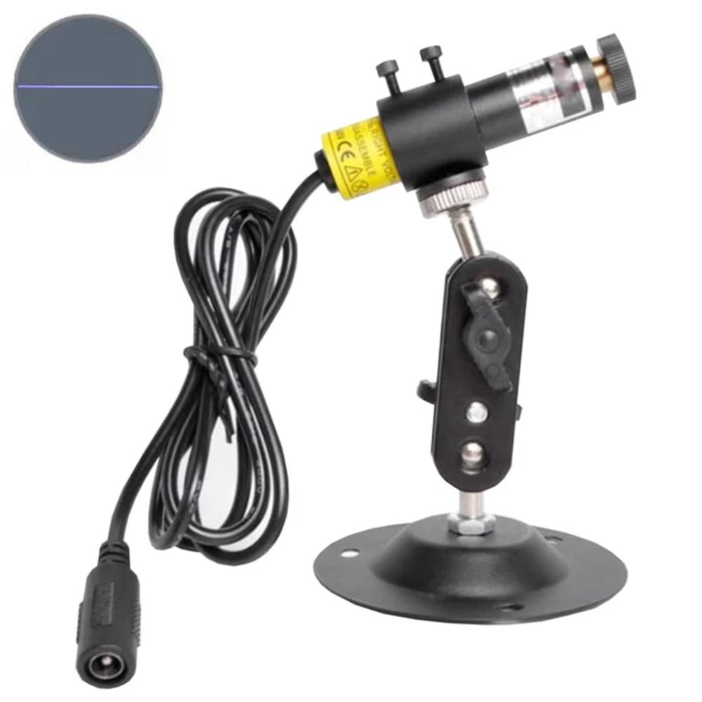 Lumière Laser de Positionnement Marqueur de Ligne Bleue Localisateur de Travail du Bois Adapté au Marquage de Pierre/Découpe de Bois/Découpe de Vêtements(Ligne droite)