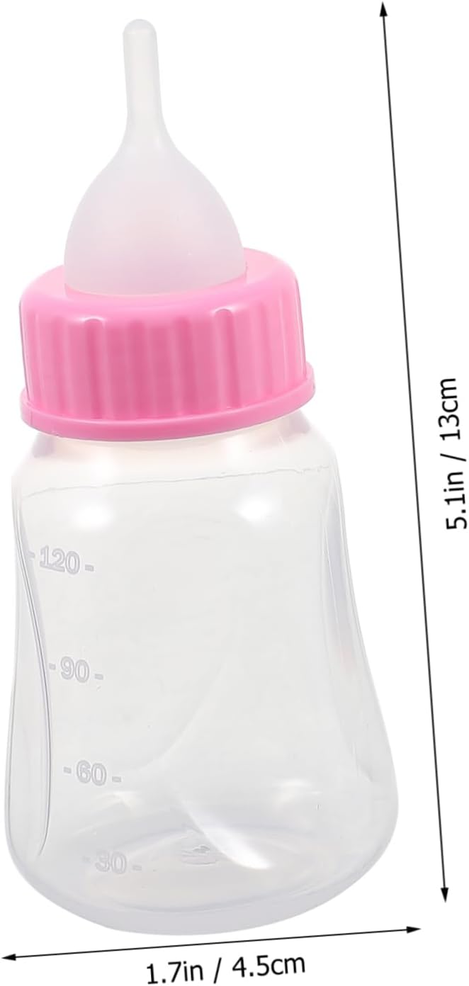 WOONEKY 2pcs Kitten Milk Feeder Cat Pacifier Bottle Kitten Nursing Bottles Brush