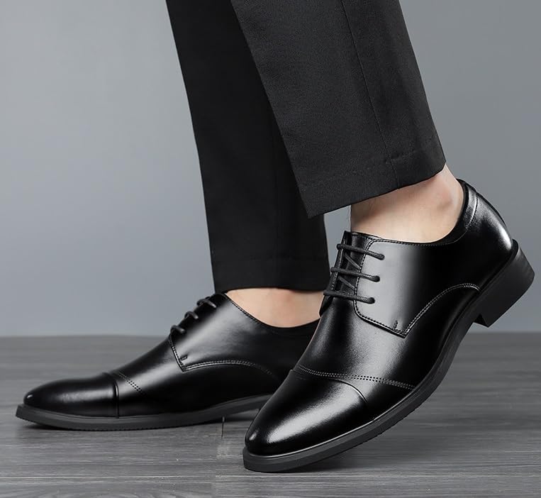 Royal Blue Dress Shoes for Men Lace-up Classic Business Dress Shoes Formal Office Shoes Derby Sneakers(6)3