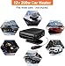 Car Heater,Portable Car Heaters for Vehicle, 12V Car Heater That Plugs Into Cigarette Lighte, 2 in 1 Heating & Cooling Fast Windshield Defrost Defogger (Black)
