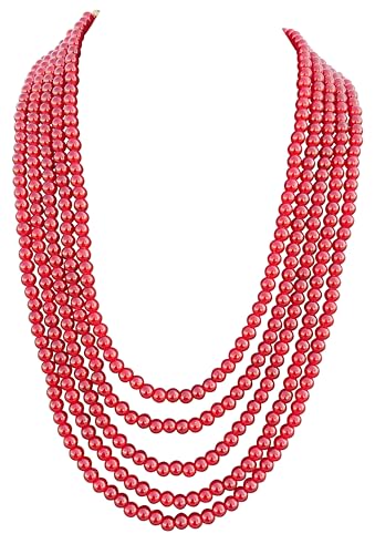 Pearl Necklace Jewellery for Groom Dulha Moti Mala Haar for Men(5...