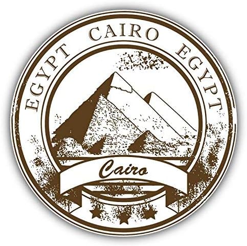 DG Graphics Cairo Egypt - Adhesivo decorativo de vinilo para pared o ventana, diseño de cairo egipcio