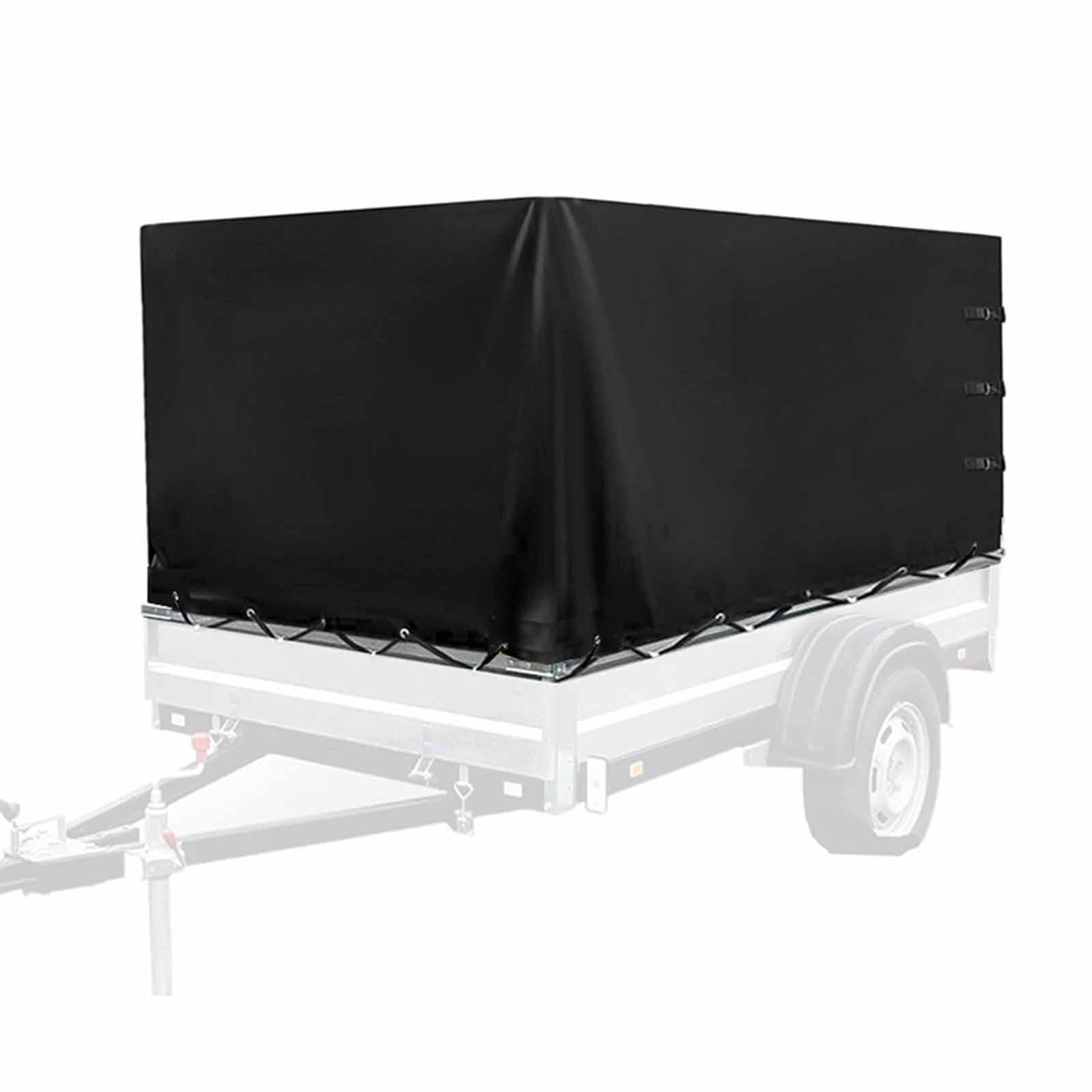 Fenteer Funda para Remolque Resistente Al Polvo Y Sol Fabricada en Oxford Protección contra Lluvia Y Viento para Plegable Y Fácil de Instalar Adecuad, 420d