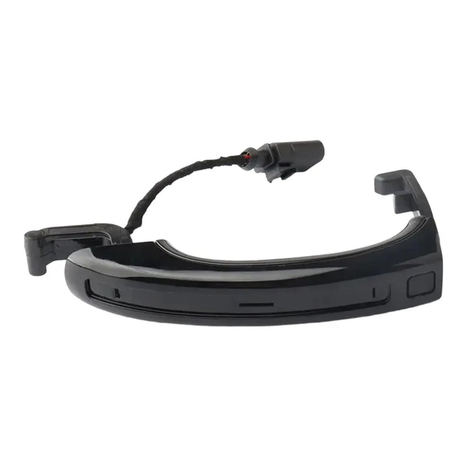 NOKRGQW Car Outer Door Handle for Q7 2007-2015 4L0837205A 4L0837205B Compatible Black Sensor Exterior Door Handle