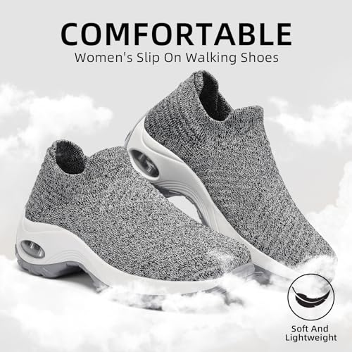 Walking-Shoes-Women-Slip-On-Sock-Sneakers-Mesh-Non-Slip-Shoes-Air-Cushion-Platform-Loafers
