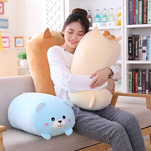 Aixini 23.6 Inch Cute Bear Plush Stuffed Animal Cylindrical Body Pillow,Super Soft Cartoon Hugging Toy Gifts For Bedding, Kids Sleeping Kawaii Pillow #TOP2