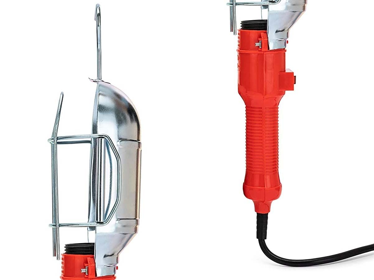 Lampada Portatile Officina Portalampada E27 Meccanico Gancio Cavo Filo | Leroy Merlin - Foto 6