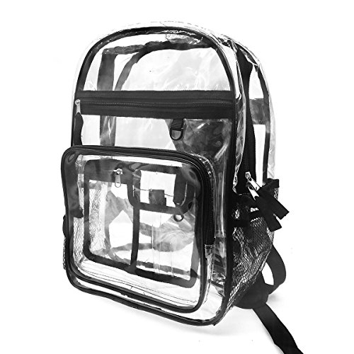 Enkrio Bolsa Impermeable Transparente Mochila Resistente PVC Liso Workbag de plástico