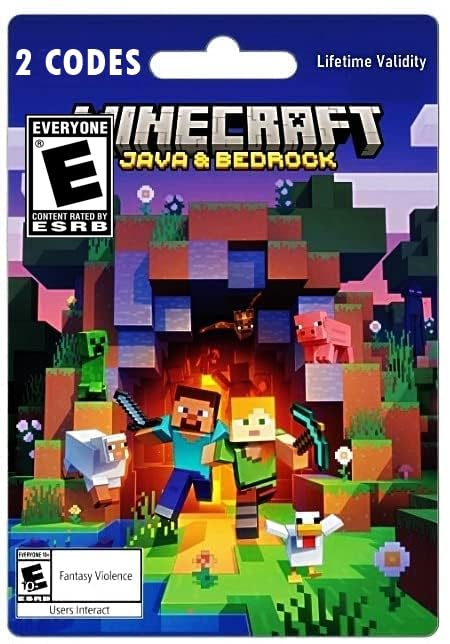 (2 CODES) - Mincraft Java & Bedrock Edition (Digital Code) - EMAIL ...
