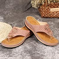 Dames Slippers Dames Comfortabele Wandelen String Sandalen Met Arch Ondersteuning Zomer Slip Op Slippers Slip Op Indoor Outdoor Strand Schoenen,zwart,US7/EU38