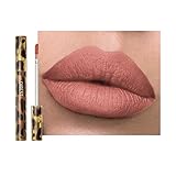 Anifer Samtmattes flüssiges Lippenstift-Make-up, langlebig und wasserfest, sofortiger Glanz, Antihaft-Cup-Lipgloss, (Hellrosa.03)