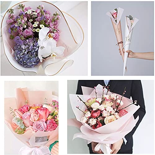Corkwaw 24 Counts Color Flower Wrapping Paper,Waterproof Bouquet Wrapping Paper Used For Diy Crafts, Gift Packaging, Flower Shop Bouquet Packaging #TOP5