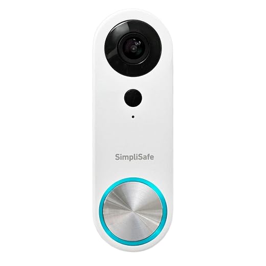 SimpliSafe Doorbell,1080p - Compatible with SimpliSafe Home Security System - Latest Gen