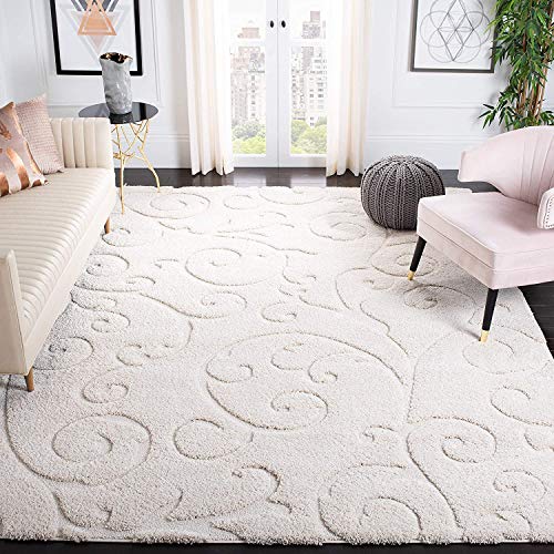 Image of Handwoven Microfibre 3D Rug for Living Room (Ivory & Ivory, 3 X 5 Feet, Microfibre)