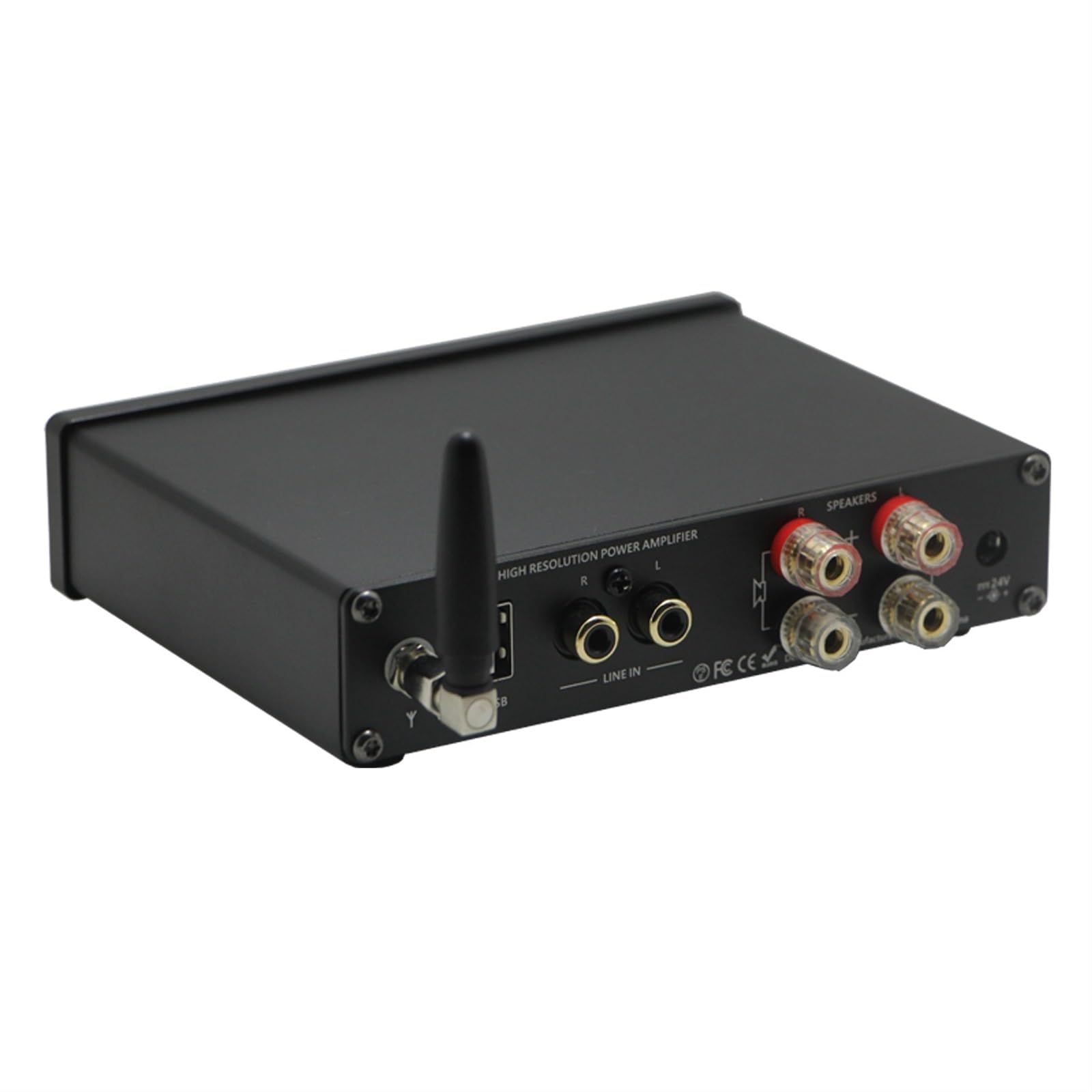 A12 Audio Digtal Hifi Amplificatore di potenza sonora con Amplificatore stereo di classe D Alti e bassi for altoparlanti Home Theater BT5.0 per auto